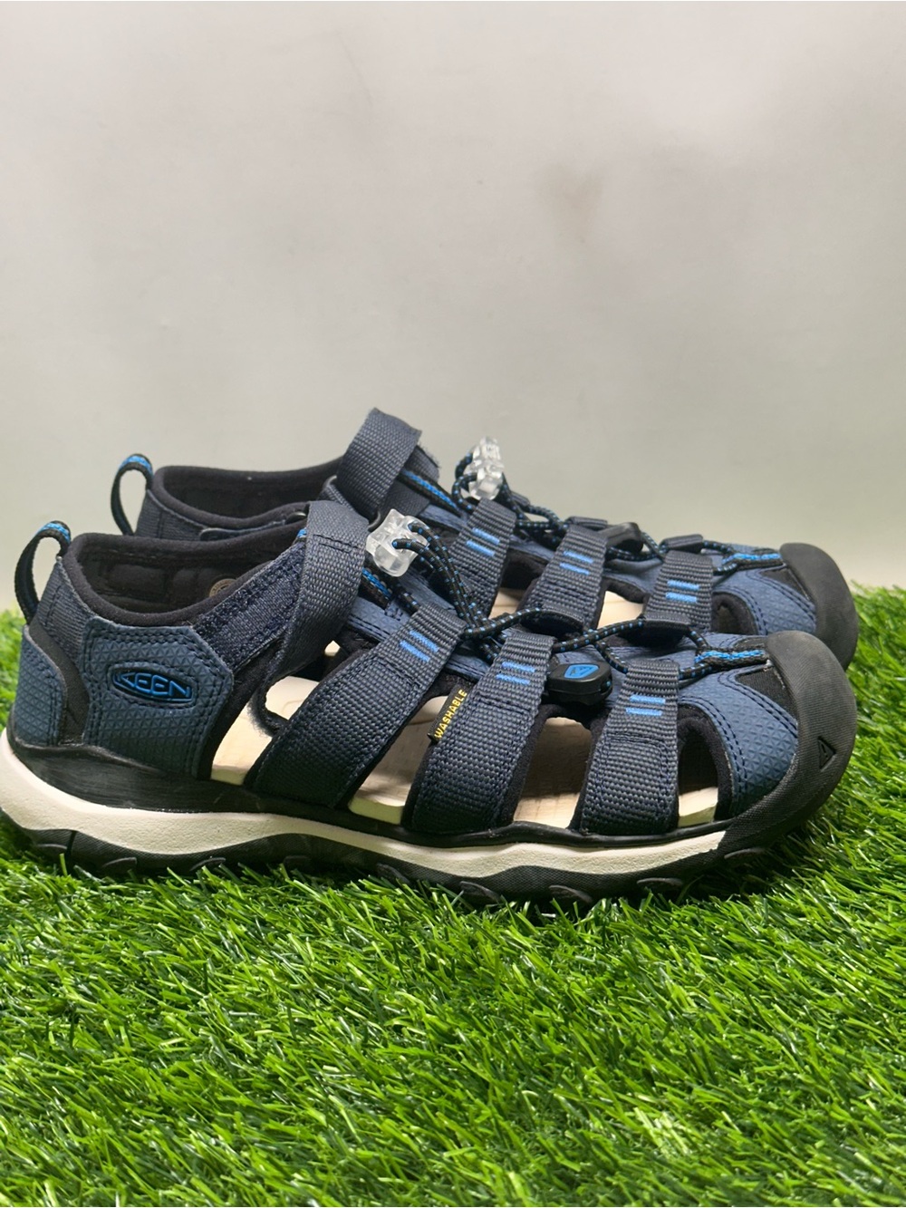 Keen Newport Neo H2 Waterproof Sandals Blue Hiking Outdoor Kids Size 3